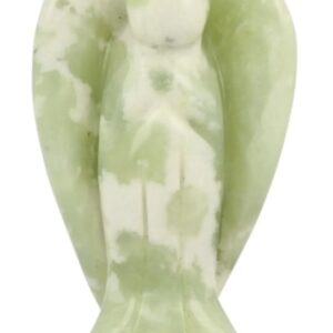 Jade serpentijn staande engel 50 mm