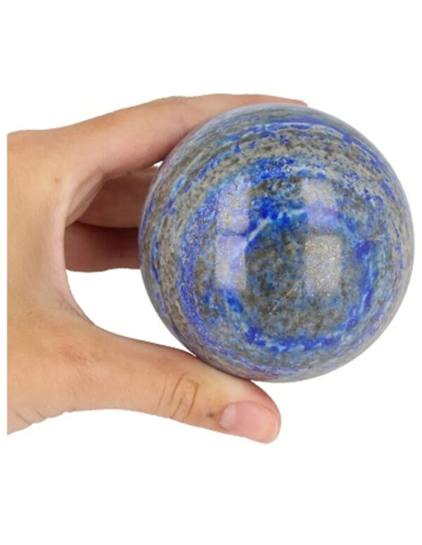 Lapis Lazuli edelsteen bol ca. 7,5 cm - Image 5
