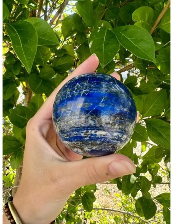 Edelsteenbol Lapis Lazuli ca. 6,5 cm - Image 2