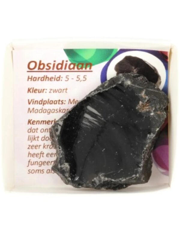 Doosje Obsidiaan zwart