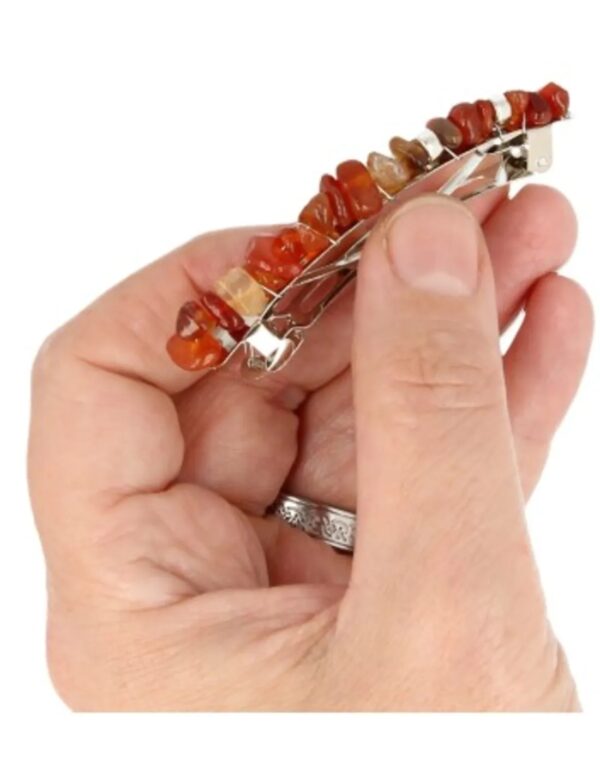 Carneool haarclip - Image 3