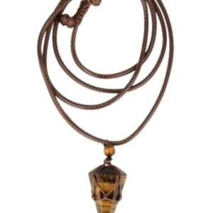 Tijgeroog ketting mannen cone