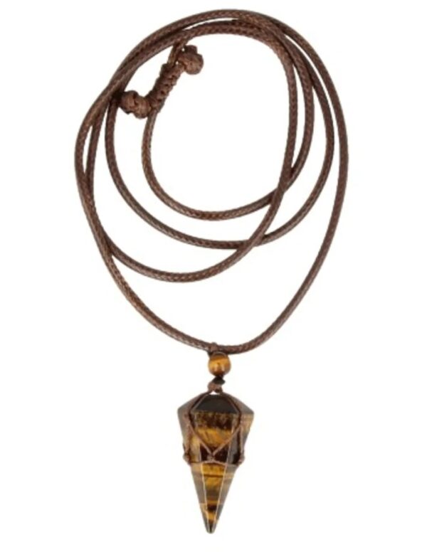 Tijgeroog ketting mannen cone