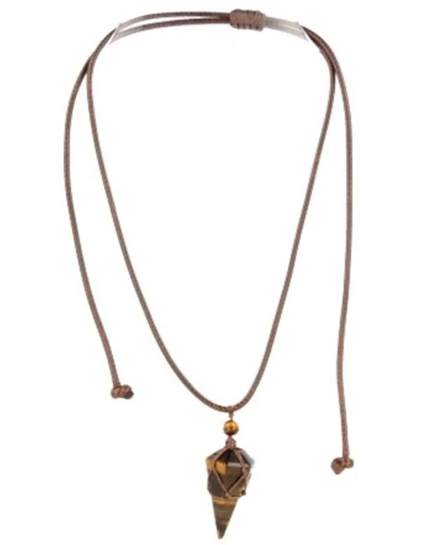 Tijgeroog ketting mannen cone - Image 3