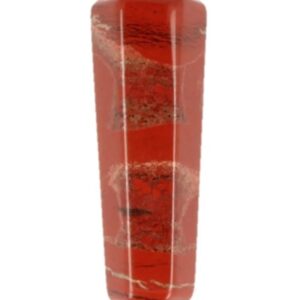 Dubbeleinder 50 mm Jaspis rood