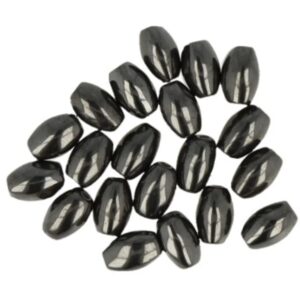 Kralen Hematiet ovaal 6mm - 20 st.
