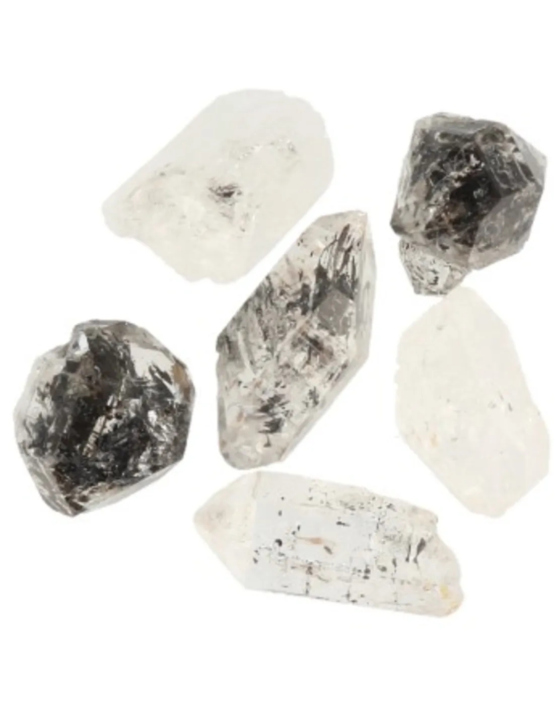 Herkimer diamant per stuk 1 - 1,5 gram