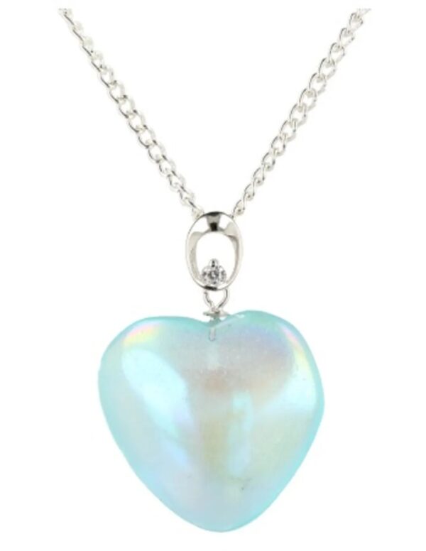 Aqua Aura met Zirkoon harthanger (gecoat) - Image 6