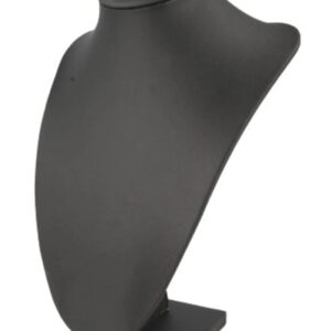 Collier display hals lederlook