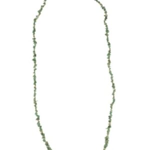 Smaragd splitketting 85 cm met goudkleur