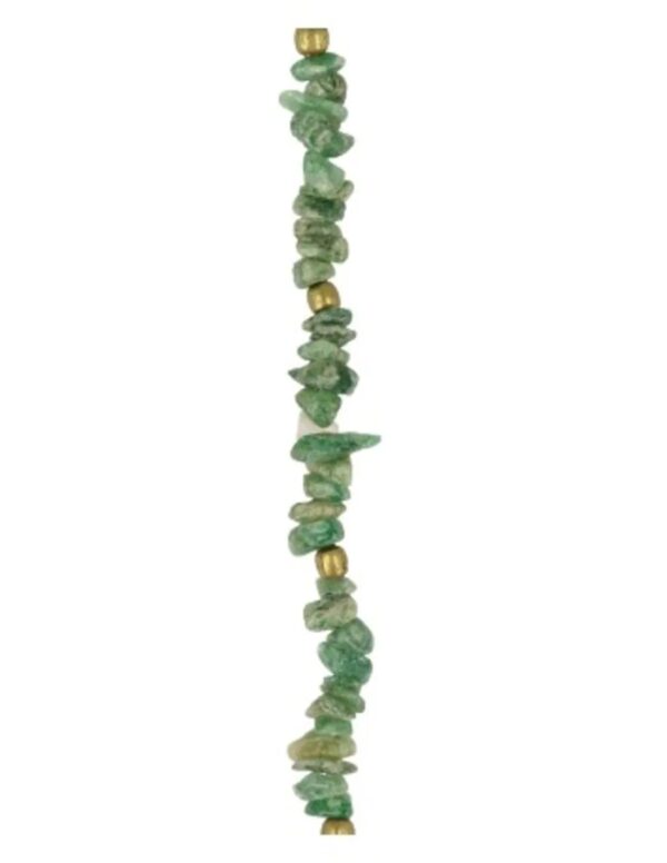 Smaragd splitketting 85 cm met goudkleur - Image 5