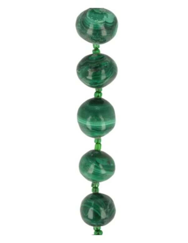 Kralenketting Malachiet 50 cm - Image 3