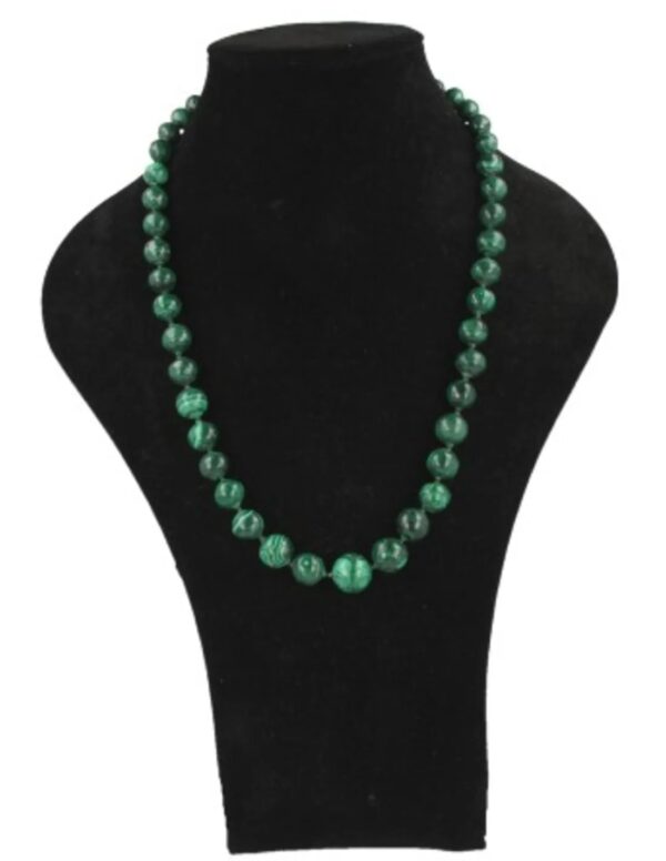Malachiet kralen ketting 60 cm - Image 3