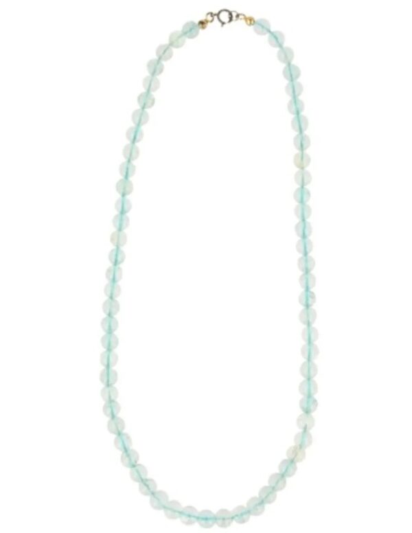Kralenketting 6mm Aquamarijn 40 cm