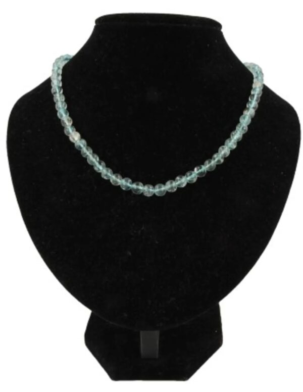 Kralenketting 6mm Aquamarijn 40 cm - Image 5