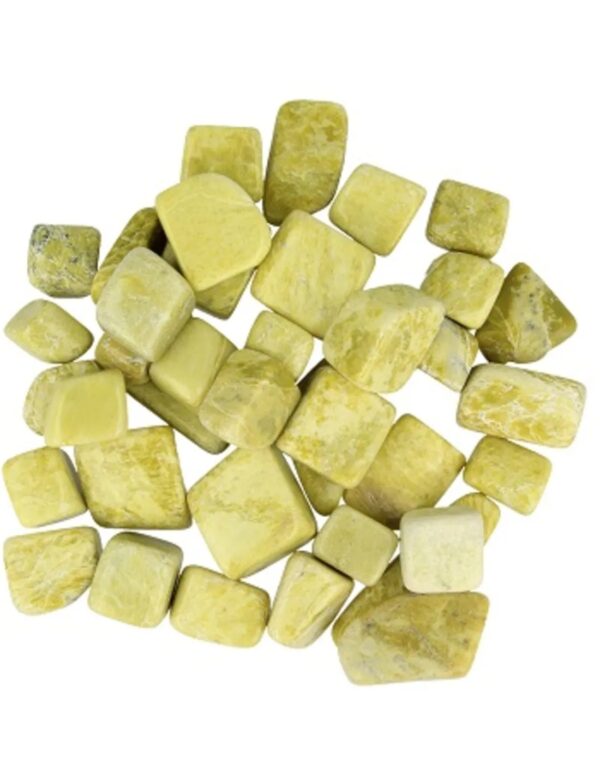 Serpentijn 1 kg. trommelstenen (mt3)