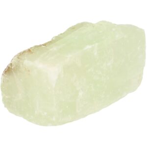 Calciet groen dubbelspaat ruw stuk 50-100 gram