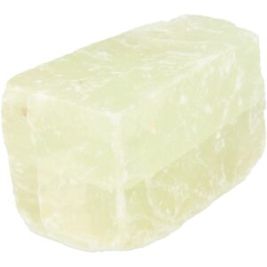 Calciet groen dubbelspaat ruw stuk 200-300 gram