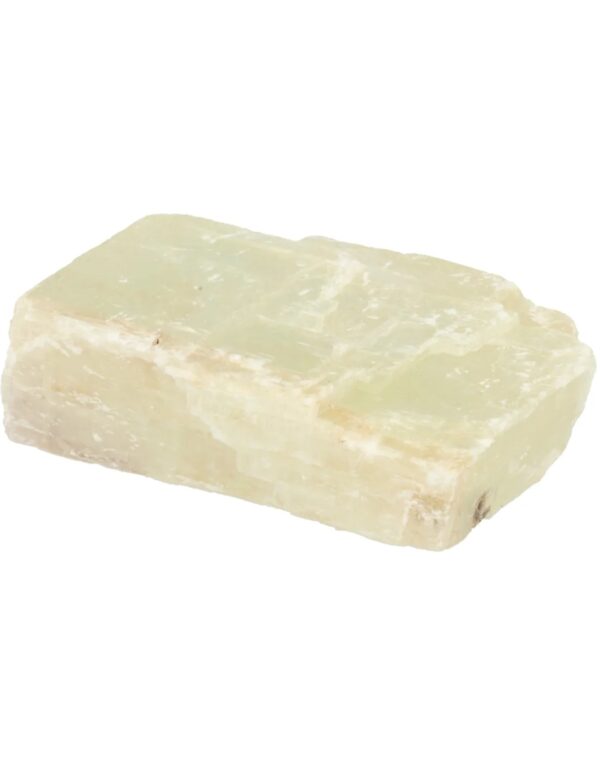 Calciet groen dubbelspaat ruw stuk 300-400 gram - Image 5