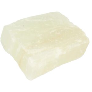 Calciet groen dubbelspaat ruw stuk 500-750 gram