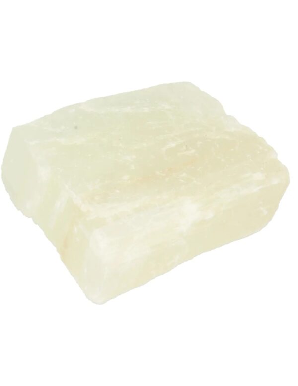 Calciet groen dubbelspaat ruw stuk 500-750 gram