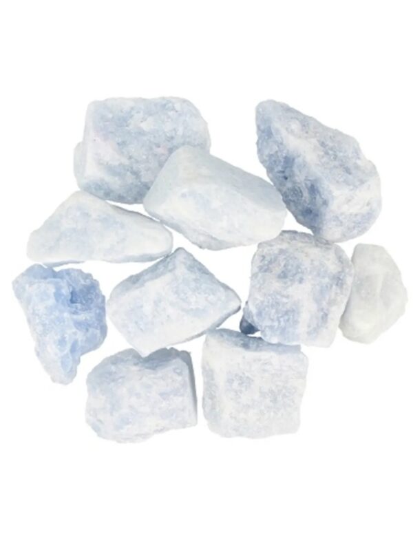 Calciet blauw 250 gr. ruwe brokjes - Image 4