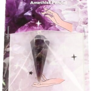 Pendel facet + kaart Amethist