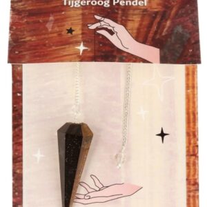 Pendel facet + kaart Tijgeroog