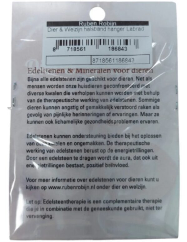 Dier & Welzijn halsband hanger Labradoriet - Image 3