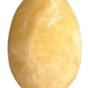 Edelsteen ei 30 mm Calciet geel
