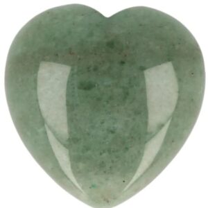 Aventurijn groen edelsteen hart 40 mm