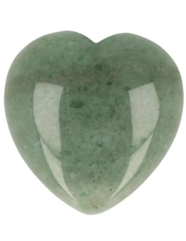 Aventurijn groen edelsteen hart 40 mm