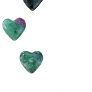 Zoisiet edelsteen hart 12 mm