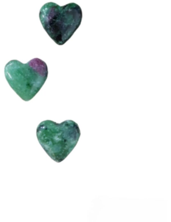 Zoisiet edelsteen hart 12 mm
