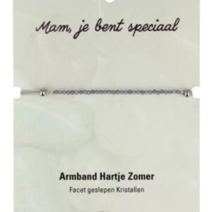 Hartje zomer armband Ioliet - Moederdag