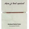 Hartje zomer armband Jaspis rood - Moederdag