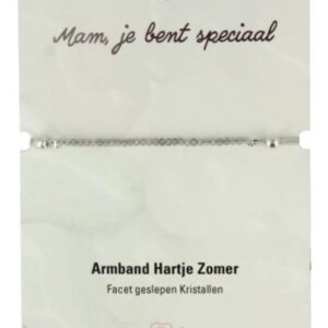 Hartje zomer armband Labradoriet - Moederdag