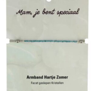 Hartje zomer armband Topaas London (synth) - Moederdag