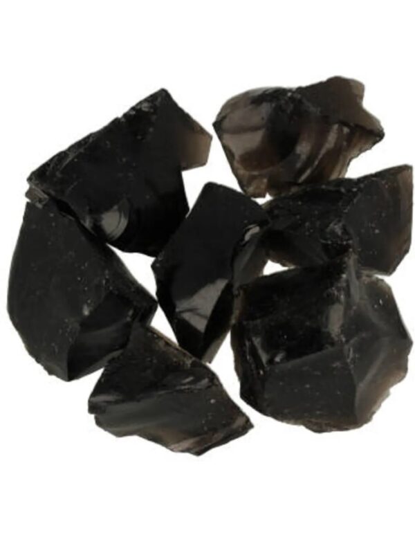 Obsidiaan zwart 100 gr. ruwe brokjes - Image 5