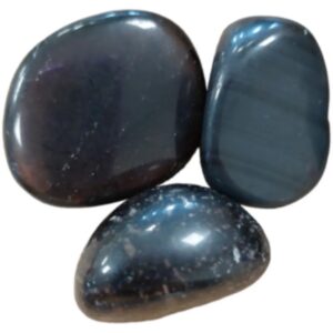 Obsidiaan zwart trommelstenen 100 gr. (mt3)