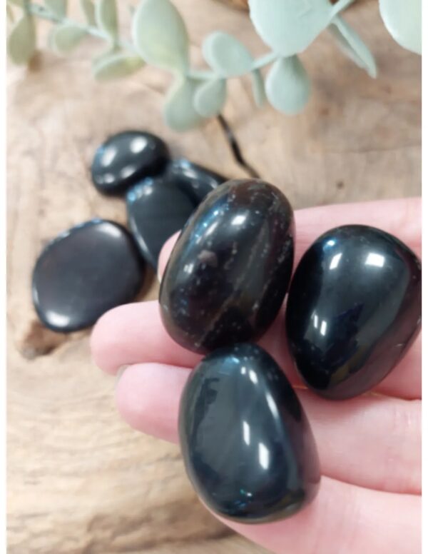 Obsidiaan zwart trommelstenen 100 gr. (mt3) - Image 4