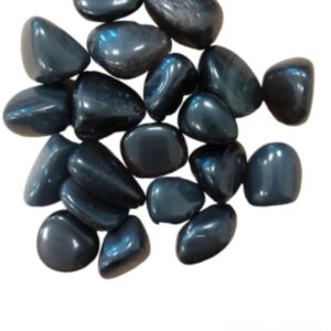 Obsidiaan zwart trommelstenen 250 gr. (mt3)