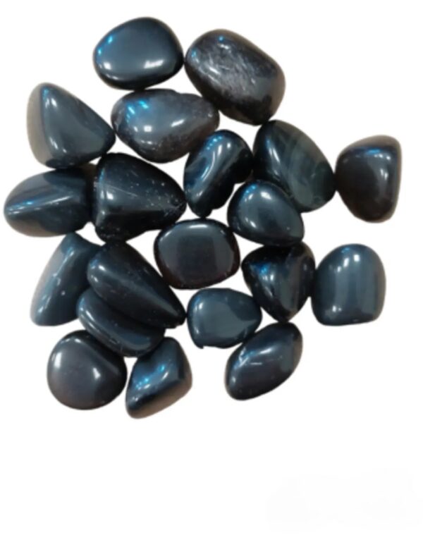 Obsidiaan zwart trommelstenen 250 gr. (mt3)