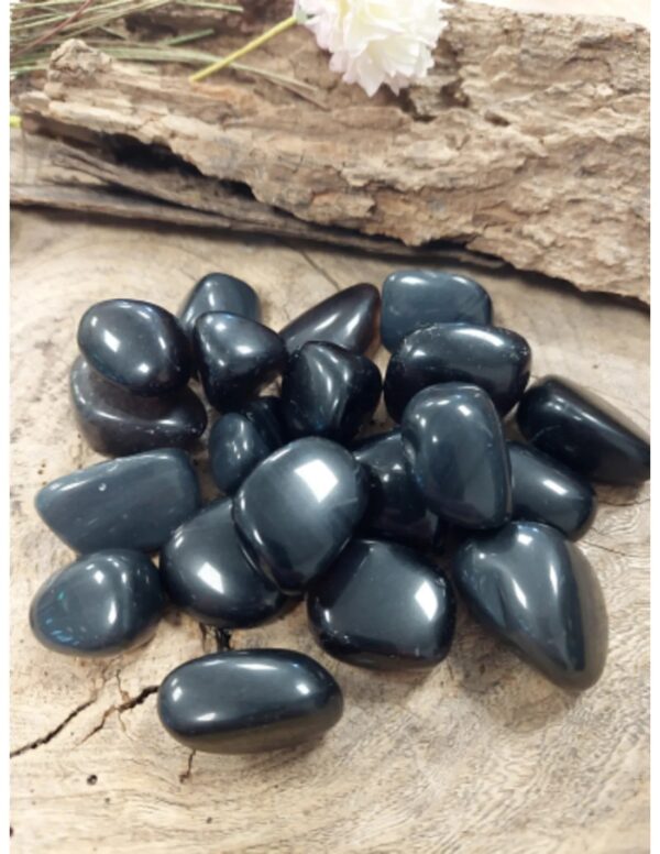 Obsidiaan zwart trommelstenen 250 gr. (mt3) - Image 2