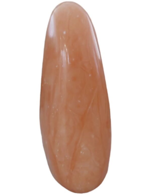 Calciet perzik sculptuur 700 - 850 gram - Image 5