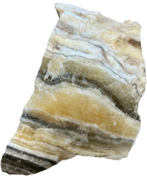 Calciet zebra ruw stuk 1,5 - 2 kg.