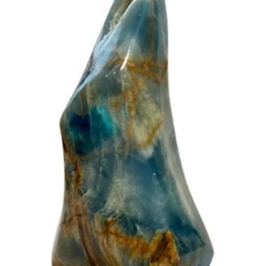 Calciet blauw feng shui vlam 300-400 gram