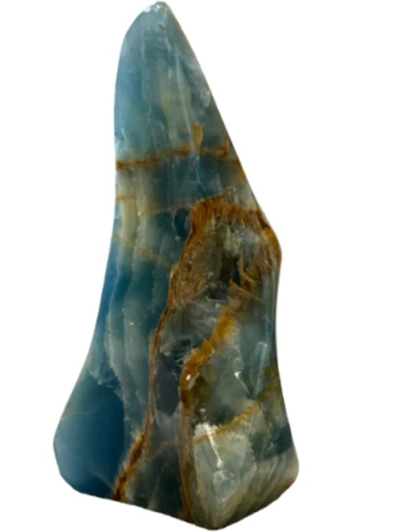 Calciet blauw feng shui vlam 300-400 gram - Image 3