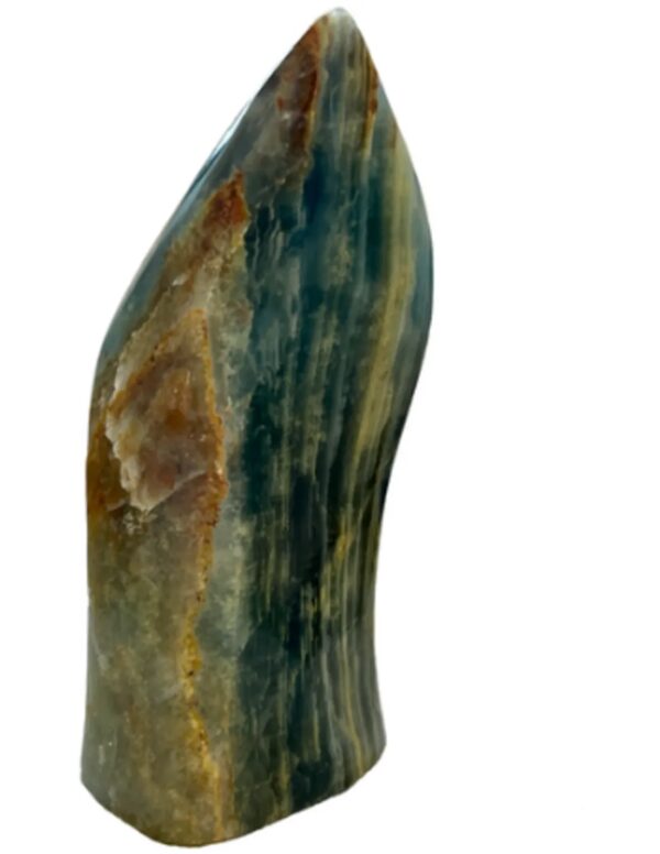 Calciet blauw feng shui vlam 400-500 gram - Image 3