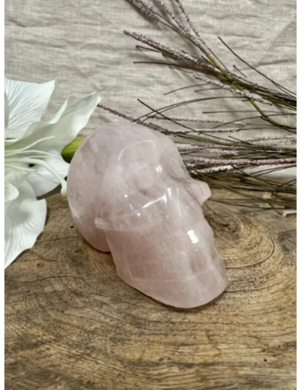 Roze kwarts schedel nr.5 - Image 2